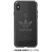 29220 [iPhone X用 ケース ORIGINALS-clear case - Gunmetal logo 29220]