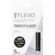 電子タバコ用アクセサリー FLEVO（フレヴォ） 交換用カートリッジ 5本入 タバコフレーバー 黒