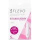 電子タバコ用アクセサリー FLEVO（フレヴォ） 交換用カートリッジ 5本入 ビタミンベリー 白