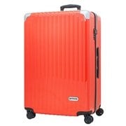 スーツケース 旅行日数目安:1週間以上 100L TSAロック搭載 オレンジ OD-0757-70