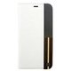 UUIP8WC005 [iPhone X用 ケース 50：50 WHITE ASH FOLIO HARD SHELL UUIP8WC005]
