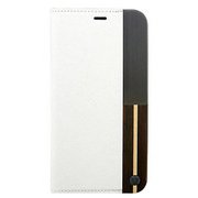 UUIP8WC005 [iPhone X用 ケース 50：50 WHITE ASH FOLIO HARD SHELL UUIP8WC005]
