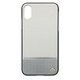 UUIP8FSH003 [iPhone X用 ケース 50：50 WHITE ＆ SILVER PERFORATION HARD SHELL]