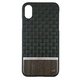 UUIP8FSH006 [iPhone X用 ケース 50：50 GREY ASH EMBOSSED REAR HARD SHELL]