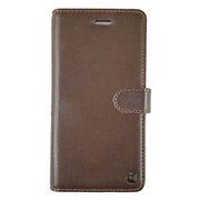 UUIP8LF003 [iPhone X用 ケース Genuine Leather slider Folio Wallet Brown UUIP8LF003]