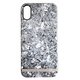 UUIP8PFHS01 [iPhone X用 ケース GRANITE GREY MARBLE PRINT DESIGN UUIP8PFHS01]