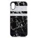UUIP8PFHS04 [iPhone X用 ケース MONOCHROME MARBLE PRINT DESIGN UUIP8PFHS04]