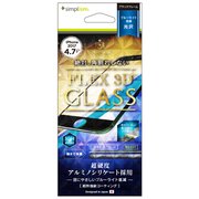 TR-IP174-G3-PABCCCBK [iPhone 8用 FLEX 3D アルミノシリケート ブルーライト低減 複合フレームガラス フィルム ブラック]