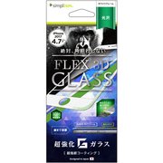 TR-IP174-G3-GOCCWT [iPhone 8用 FLEX 3D Gガラス フィルム 複合フレームガラス フィルム ホワイト]