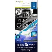 TR-IP174-G3-GOBCCCWT [iPhone 8用 FLEX 3D Gガラス フィルム ブルーライト低減 複合フレーム ホワイト]