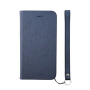 TR-IP175-FNS-HNV [iPhone 8 Plus/7 Plus用 手帳型ケース FlipNote Slim フリップノート ヘアラインネイビー]
