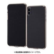 RT-P16TC10/BM [iPhone X用 ケース ソフト TPU コネクタキャップ付き ブラック]