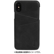 61102 [iPhone X ケース Sunne 2 Card Cover ビンテージブラック]