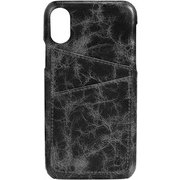 61107 [iPhone X ケース Tumba 2 Card Cover ブラックマーブル]