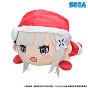 Re：ゼロから始める異世界生活 寝そべりぬいぐるみ エミリア-サンタ (LL) [キャラクターグッズ]