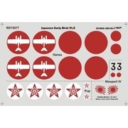 RSDRD72077 [1/72 デカールシリーズ アーリーバード パート2 大戦間期の日本機]
