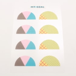 mt seal 幾何学・半円形 MTSEAL23