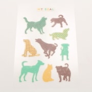 mt seal シルエット・犬 MTSEAL27