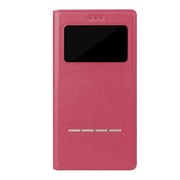 AFC10123 [iPhone X用 手帳型ケース 10th Wisdom ローズレッド]