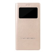 AFC10124 [iPhone X用 手帳型ケース 10th Wisdom ゴールド]