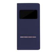 AFC10142 [iPhone X用 手帳型ケース 10th Wisdom ロイヤルブルー]
