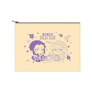 文豪ストレイドッグス フラットポーチ 芥川龍之介&中原中也 [キャラクターグッズ]