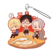 ユーリ！！！on ICE ラバーストラップRICH YURI on Piroshki！！！ [キャラクターグッズ]