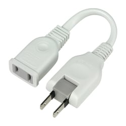 延長タップ ちょっとコード 0.1m ホワイト W-1501B(W)