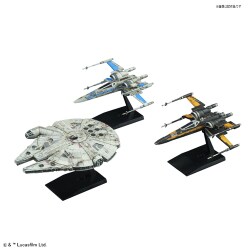 週末セール　バンダイ　スター・ウォーズ　STARWARS　プラモデル　５個セット スター・ウォーズ プラモデル - ツルマイ模型
