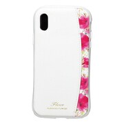 iP8-FLEP04 [iPhone X用 FLEUR プロテクトポケットケース ホワイト]