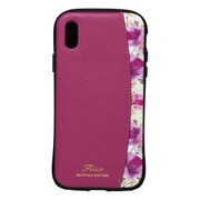 iP8-FLEP07 [iPhone X用 FLEUR プロテクトポケットケース マジェンタ]