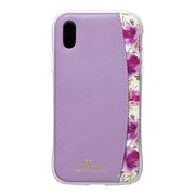 iP8-FLEP09 [iPhone X用 FLEUR プロテクトポケットケース パープル]