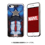 S2BMSTI7S-CA [iPhone 8用 ソフトTPU MARVEL Design キャプテンアメリカ]