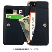 S2BALBI7S-NV [iPhone 8用 S2B Alfa Luna バックカバー ネイビー]