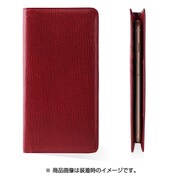 UFZSMNI7S-WR [iPhone 8/7用 Uffizi お札が入るマルチケース 本革製 手帳型 Simoni ワインレッド]