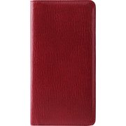 UFZSMN7SP-WR [iPhone 8 Plus/7 Plus用 Uffizi お札が入るマルチケース 本革製 手帳型 Simoni ワインレッド]