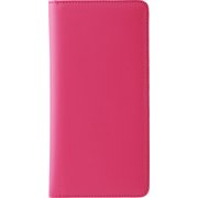 UFZSMN7SP-PK [iPhone 8 Plus/7 Plus用 Uffizi お札が入るマルチケース 本革製 手帳型 Simoni ピンク]