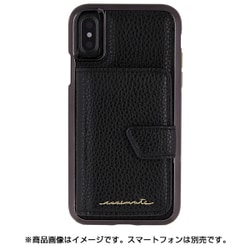 CM036290 [iPhone XS/X用 コンパクトミラーケース BK]