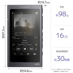 ソニー SONY NW-A45 B [ポータブルオーディオ - ヨドバシ.com