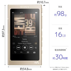 ヨドバシ.com - ソニー SONY NW-A45HN N [ポータブルオーディオ ...