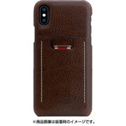 SD10518i8 [iPhone X用 Minerva Box Leather Back Case BR]