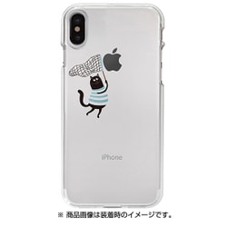 DS10385i8 [iPhone X用 ソフトクリアケース 虫取りネコ ミント]