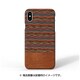 I10490i8 [iPhone X用 天然木ケース ブラウニーチェック]