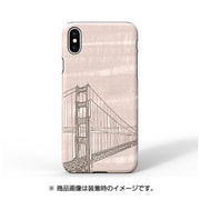 I10497i8 [iPhone X用 天然木ケース Hand Bridge ブラックフレーム]
