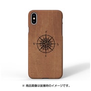I10498i8 [iPhone X用 天然木ケース コンパス]