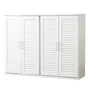 SLB-9060-2SET-WH [ルーバーシューズボックス 2個セット]