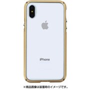 GZ10208i8 [iPhone X用 Aluminum Bumper Razor Fit Gold]