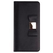 LB10242i8 [iPhone X用 Ribbon Classic Diary BK]