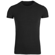 Dsquared 61091000 BLACK/XXL 2P [Tシャツ アンダーウェア 半袖 丸首 メンズ ブラック XXLサイズ 2枚入り 並行輸入品]