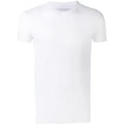 Dsquared 61091000 WHITE/L 2P [Tシャツ アンダーウェア 半袖 丸首 メンズ ホワイト Lサイズ 2枚入り 並行輸入品]
